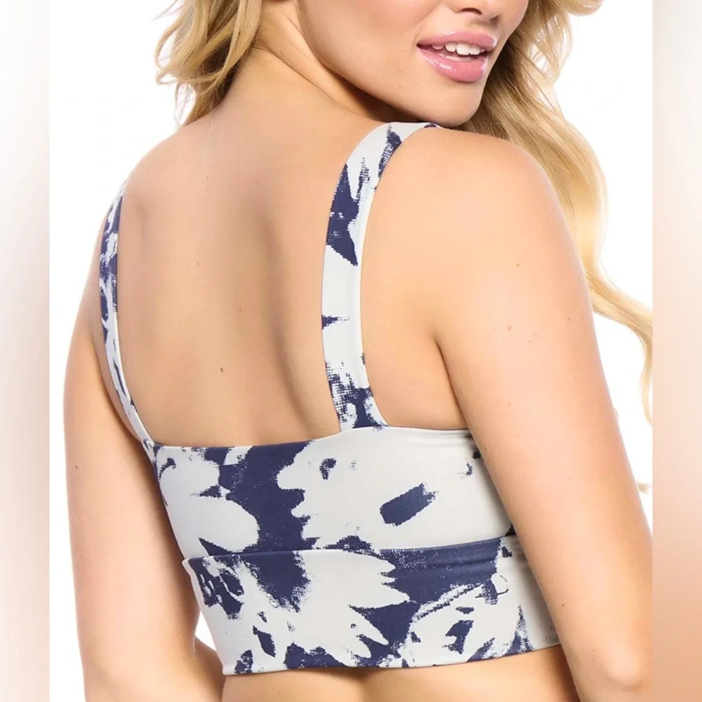 Felina | Shadow & White Floral Square Neck Bralette